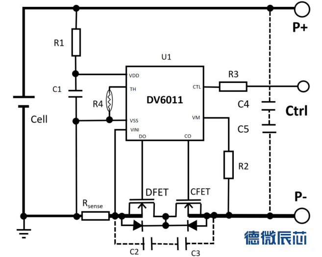 行業領先！帶溫度保護、超高精度過流檢測的單節鋰電池保護芯片