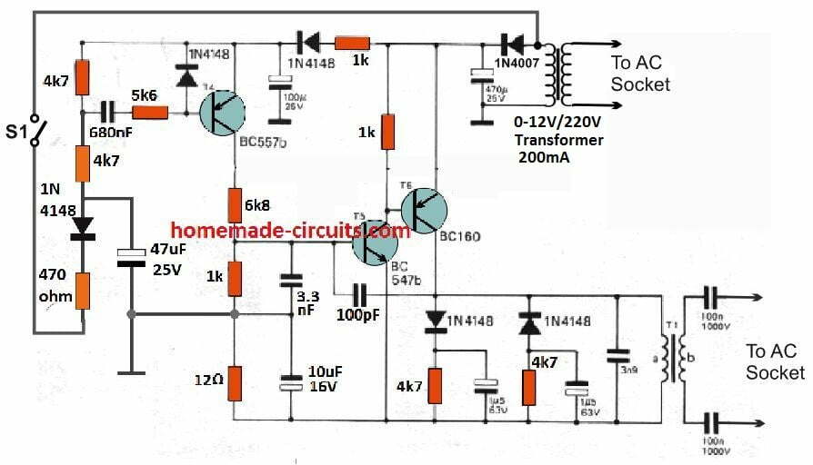 基于电力线通信（PLC）的简单远程控制电路