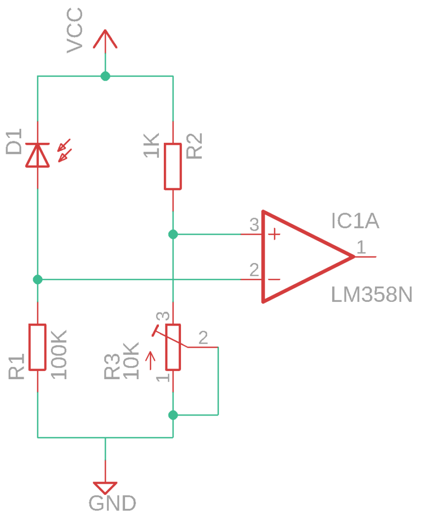 示例電路光電二極管