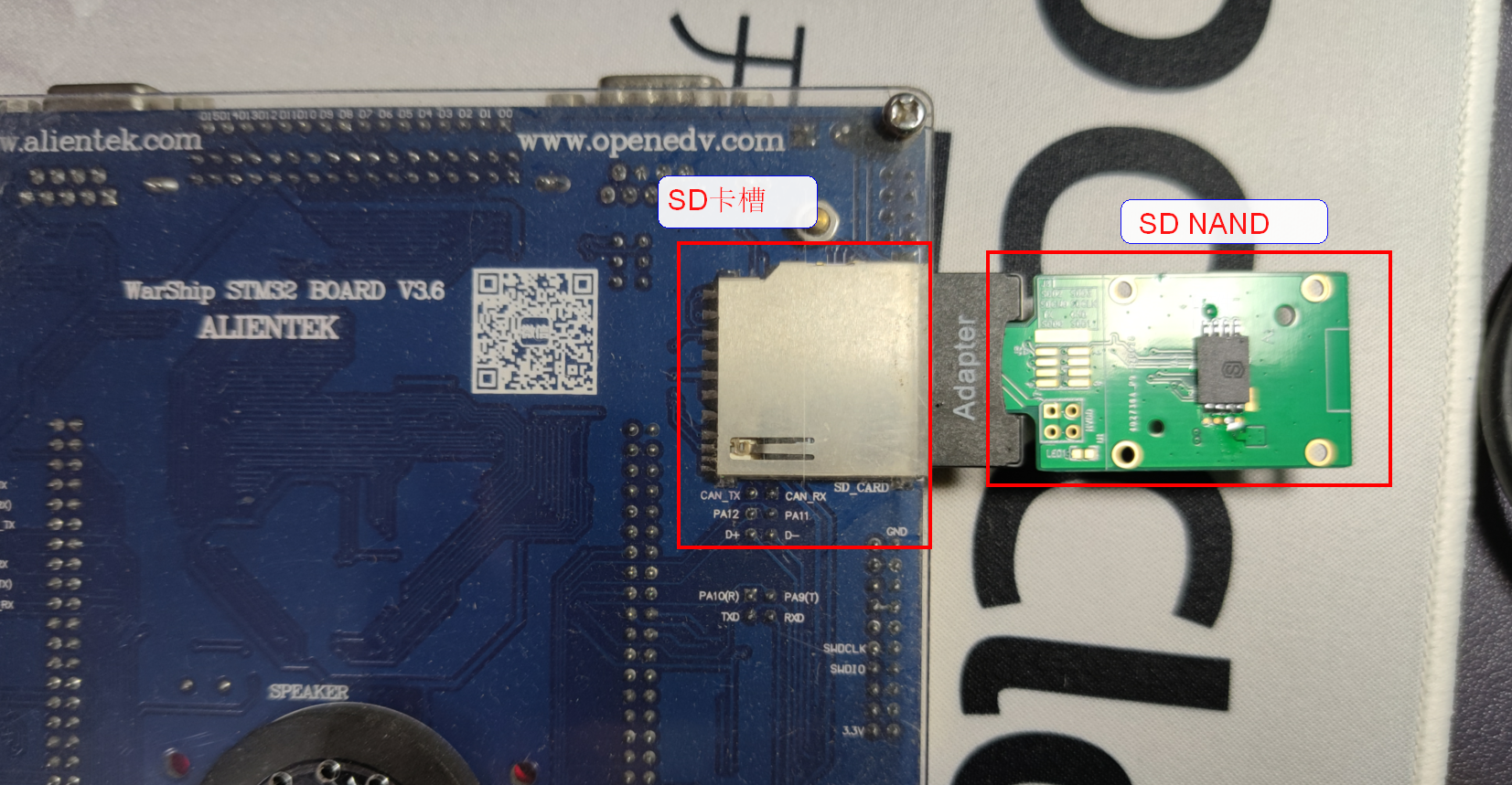 STM32+SD NAND(贴片SD卡)完成FATFS文件系统移植与测试