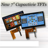 7.0“具有电容触摸的TFT显示器