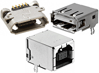USB 2.0 和 Micro USB 2.0 连接器