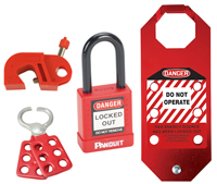 Panduit Industrial 的安全锁定/挂牌和断路器设备