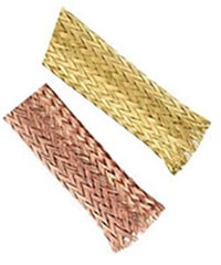 柔性紫铜和黄铜编织套管