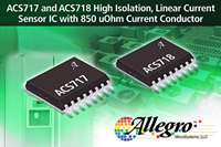 ACS717 和 ACS718 电流传感器 IC