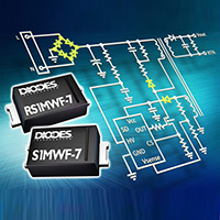 RS1MWF 和 S1MWF SOD123F 高电压整流器
