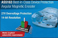 AS5163 - 非接触式磁性角度位置传感器