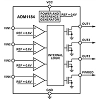 ADM1184 / ADM1186电压监测器