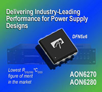 AON6280 MOSFET 80 V N 沟道器件