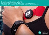 用于健康和健身应用的 MAX-HEALTH-BAND 和 MAX-ECG-MONITOR 可穿戴平台