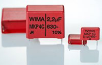 PCM 10 mm 到 22.5 mm 的 MKP 4C 电容器