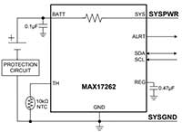 MAX17262/63 单节/多节电池电量计