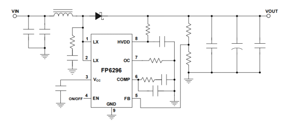 亚博登陆APP电源升压芯片FP6296在磨甲机中的利用(图2)