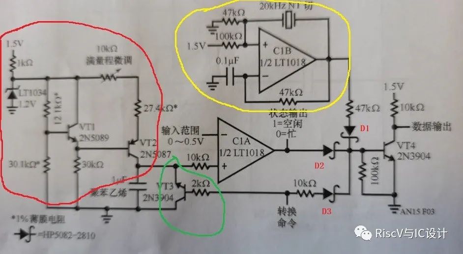 1.5v单电池供电的10位ADC转换器电路设计举例