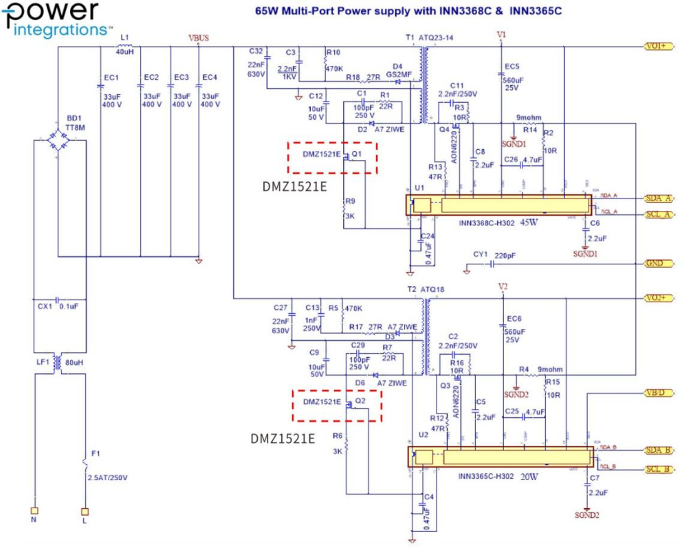 使用耗尽型MOSFET简化PD3.1快充设计(下)