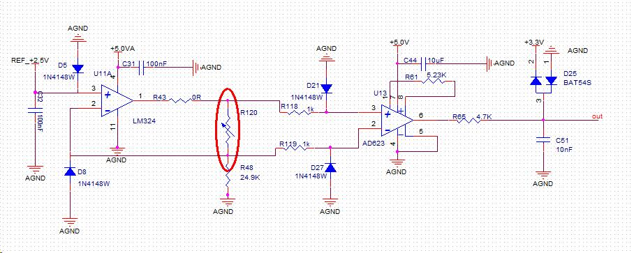 铂电阻测温电路设计和电阻阻值测量方法