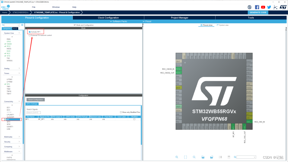 STM32WB55