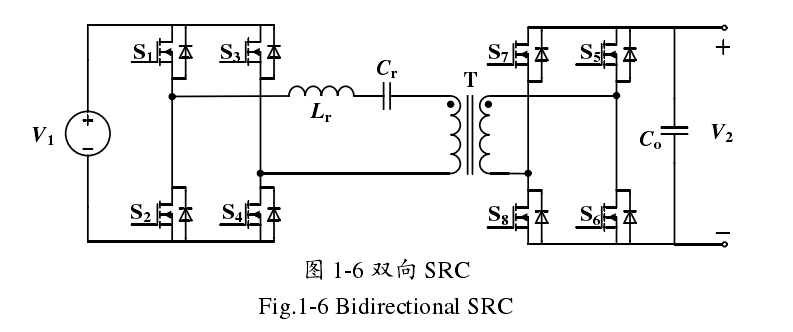 雙向全橋LLC諧振DC-DC變換器的研究—雙向諧振變換器