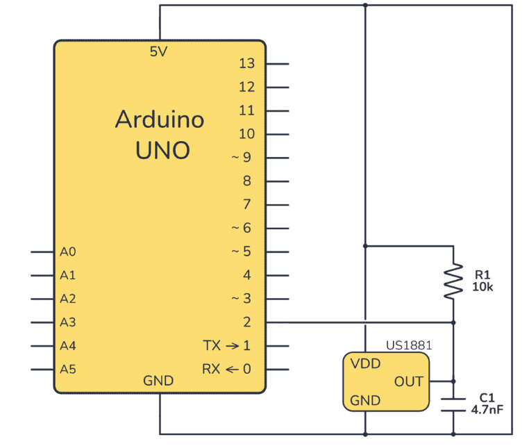 如何設置Arduino霍爾效應傳感器