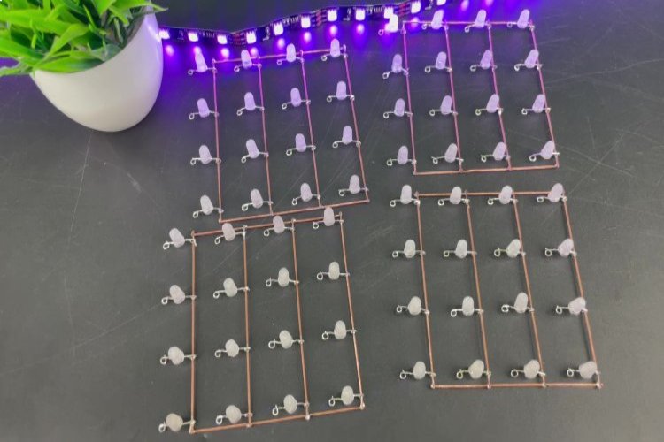 4x4x4 LED 立方體層