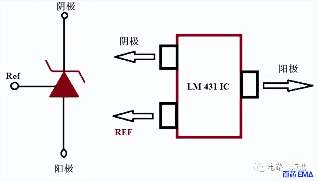 LM431三端稳压器引脚图