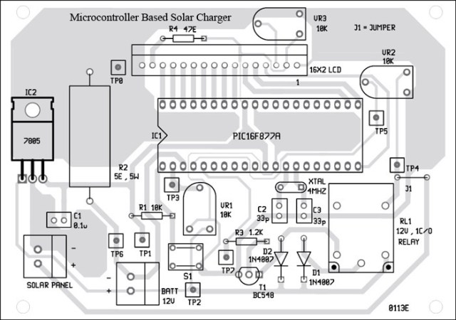 組件側基于微控制器的太陽能充電器
