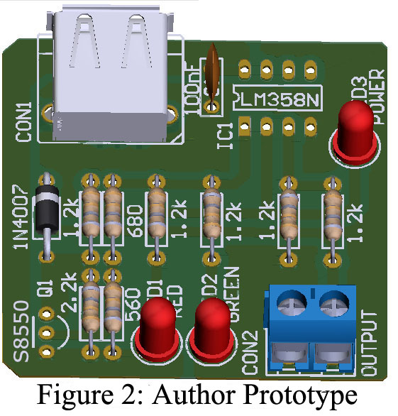 LiFePO4電池充電器電路的作者原型