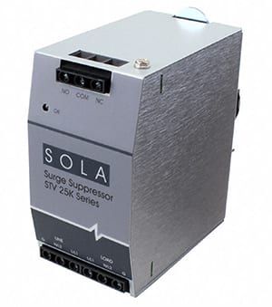 SolaHD 的 STV25K-24S TVSS SPD DIN 導軌安裝器件的圖片