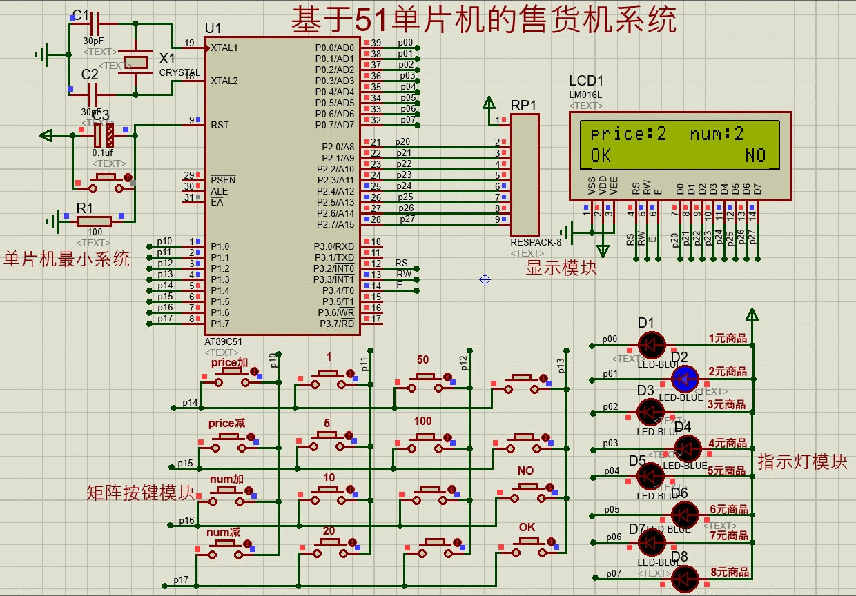 <b class='flag-5'>仿真</b>設計|基于<b class='flag-5'>51</b><b class='flag-5'>單片機</b>的售貨機<b class='flag-5'>系統</b><b class='flag-5'>仿真</b>