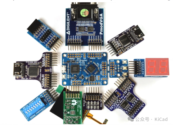 Made with KiCad（105）：iCEBreaker FPGA 開發(fā)板（適于教學(xué)使用）