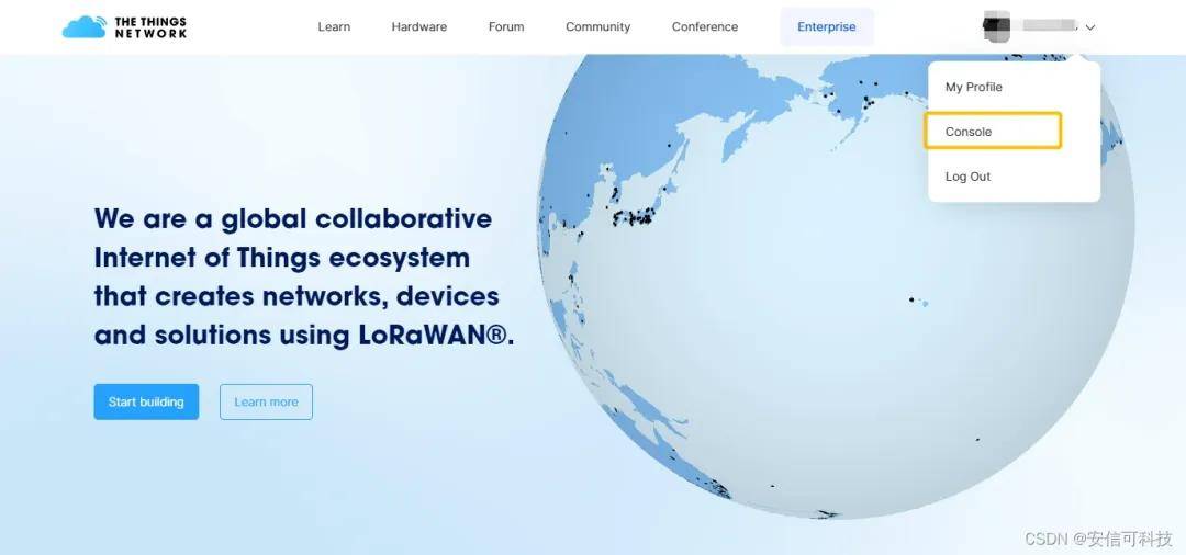 安信可Ra-09模塊如何對接國外TTN LoRaWAN 開源服務器？