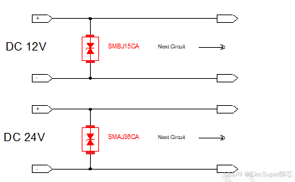 <b class='flag-5'>DC</b> 12<b class='flag-5'>V</b>/<b class='flag-5'>24V</b>-<b class='flag-5'>电源</b>口静电放电防护方案