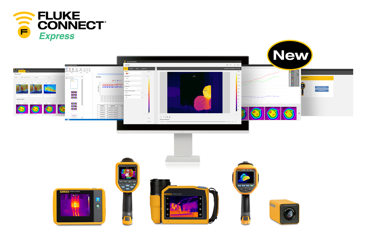 全新上线Fluke Connect Express<b class='flag-5'>福禄克</b>热像分析软件 全能 免费 效率加倍