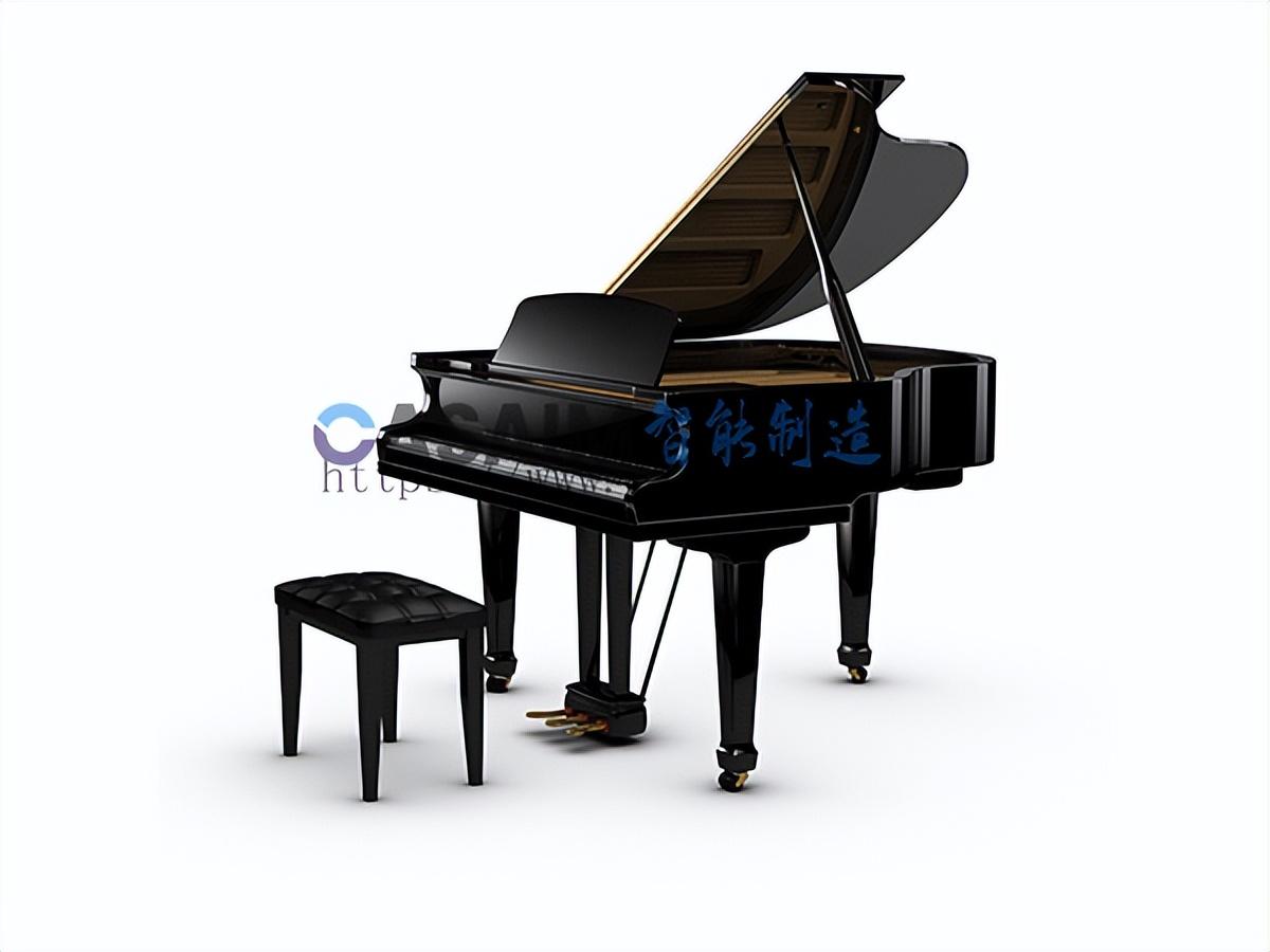 3D建模三维扫描钢琴乐器扫描复刻逆向工程设计服务