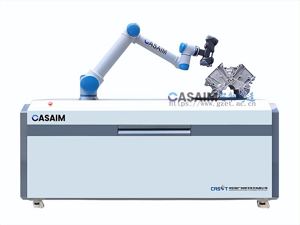 自动化检测系统自动扫描发动机尺寸批量测量与检测-CASAIM