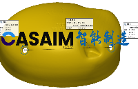 CASAIM自动化3d测量系统检测压缩机壳体尺寸偏差/装配验证