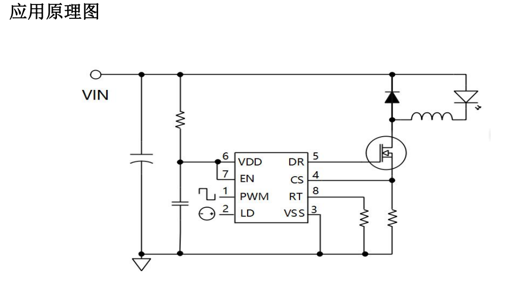 【線路圖】APS54083 DC-DC大功率深度調(diào)光降壓恒流驅(qū)動(dòng)