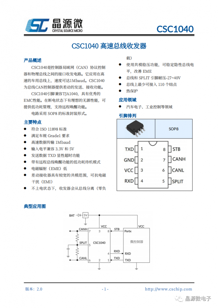 华碧实验室助力无锡晶源微国内首家采用SOI工艺的总线收发芯片通过AEC-Q100认证