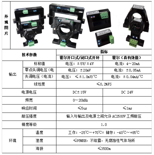 霍尔电流传感器