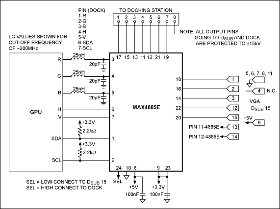 用于在<b class='flag-5'>笔记本</b>电脑中切换<b class='flag-5'>VGA</b>信号的参考设计