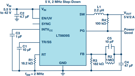 42V、2A/3A峰值同步降压型稳压器，具有2.5μA静态电流和超低<b class='flag-5'>EMI</b>辐射