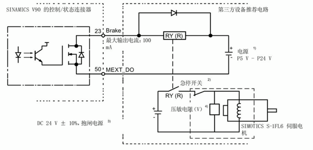 伺服電機抱閘系統(tǒng)