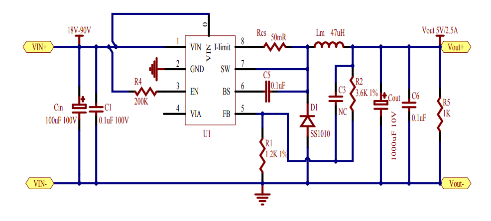 DC-DC降壓恒壓電源管理IC