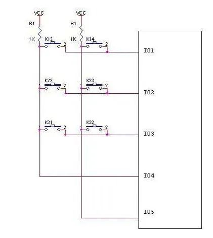 5个IO口最多能扫描多少个按键