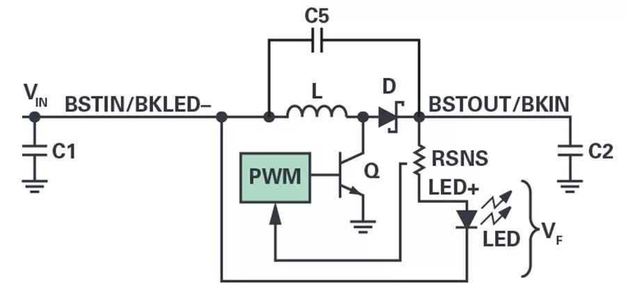 LTM8042可轻松用作升压、降压或降压-升压驱动器