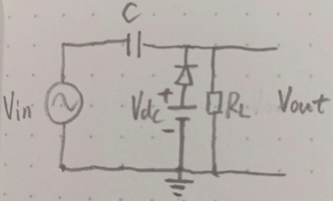二极管和电容组成的钳位电路