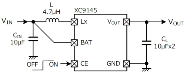 特瑞仕推出XC9145系列超低消耗電流升壓型DC/DC轉(zhuǎn)換器