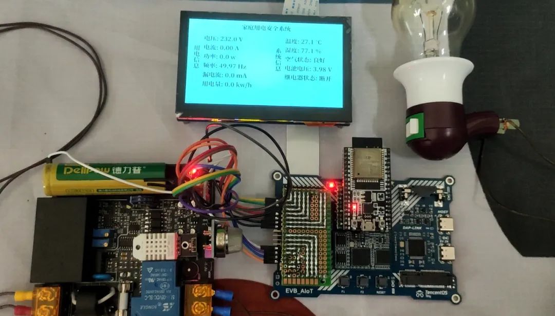 基于TencentOS Tiny AIoT开发套件的家庭安全监控系统