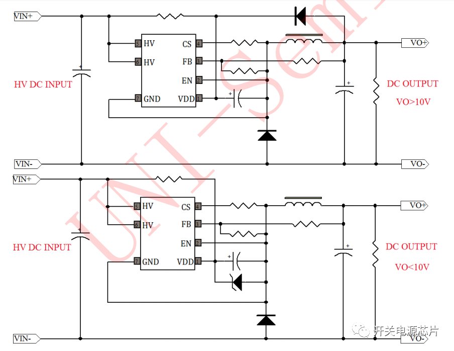 开关电源芯片U6119概述、应用领域及管脚功能