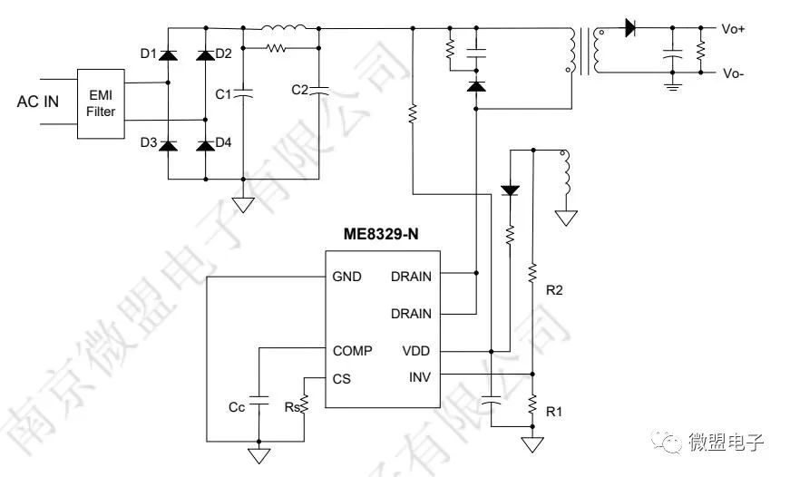 ME8329-N AC/DC电源控制芯片概述-电子发烧友网